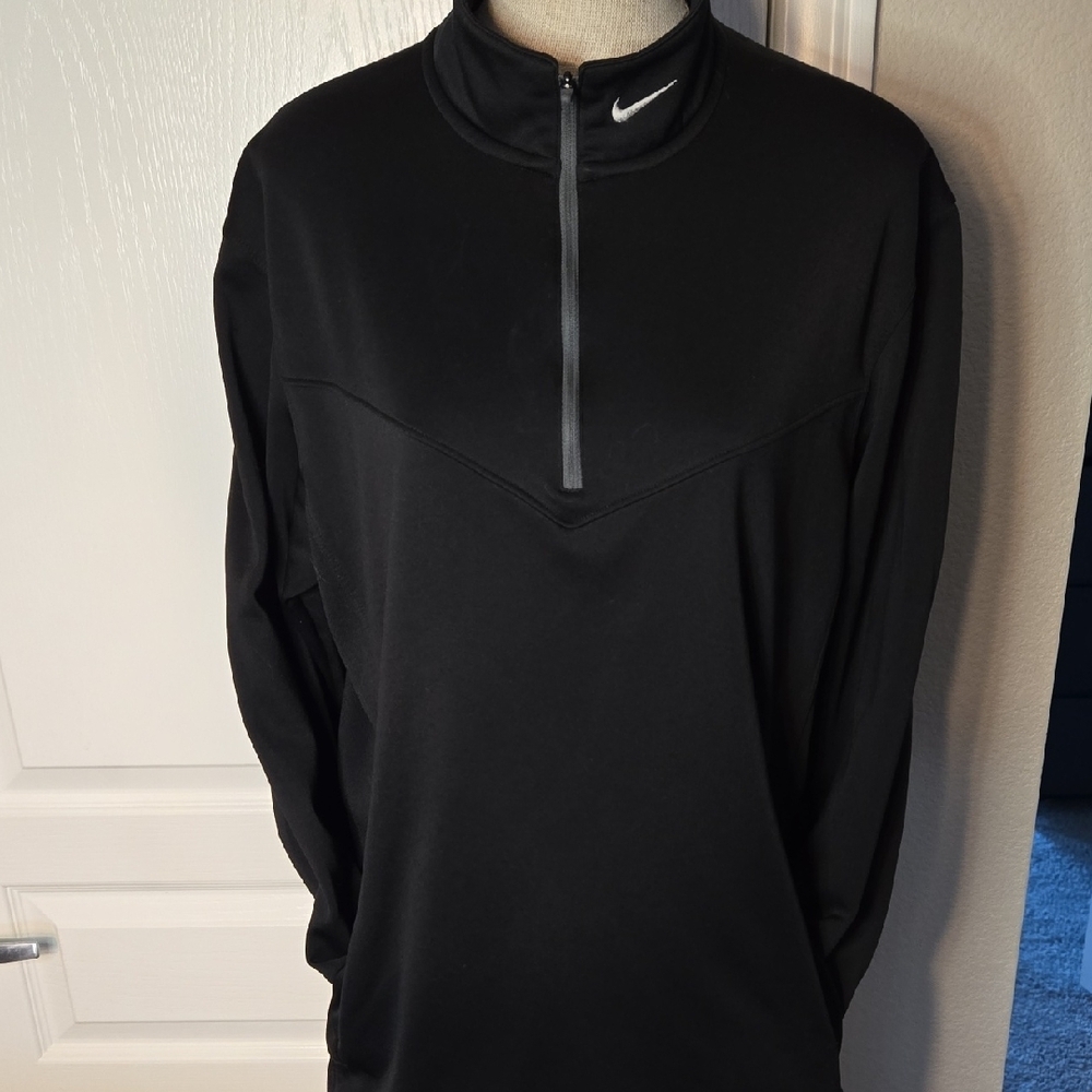 Nike Black Long-Sleeve Top